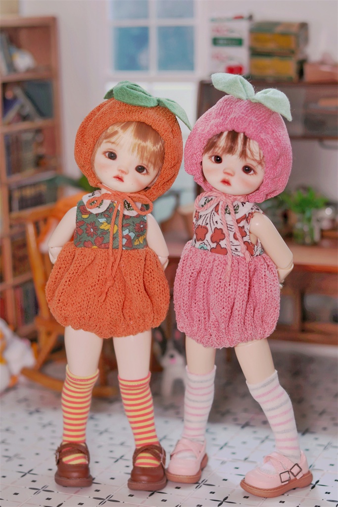 【カカ星球】【1/6】ドール服 くだものさん着ぐるみ