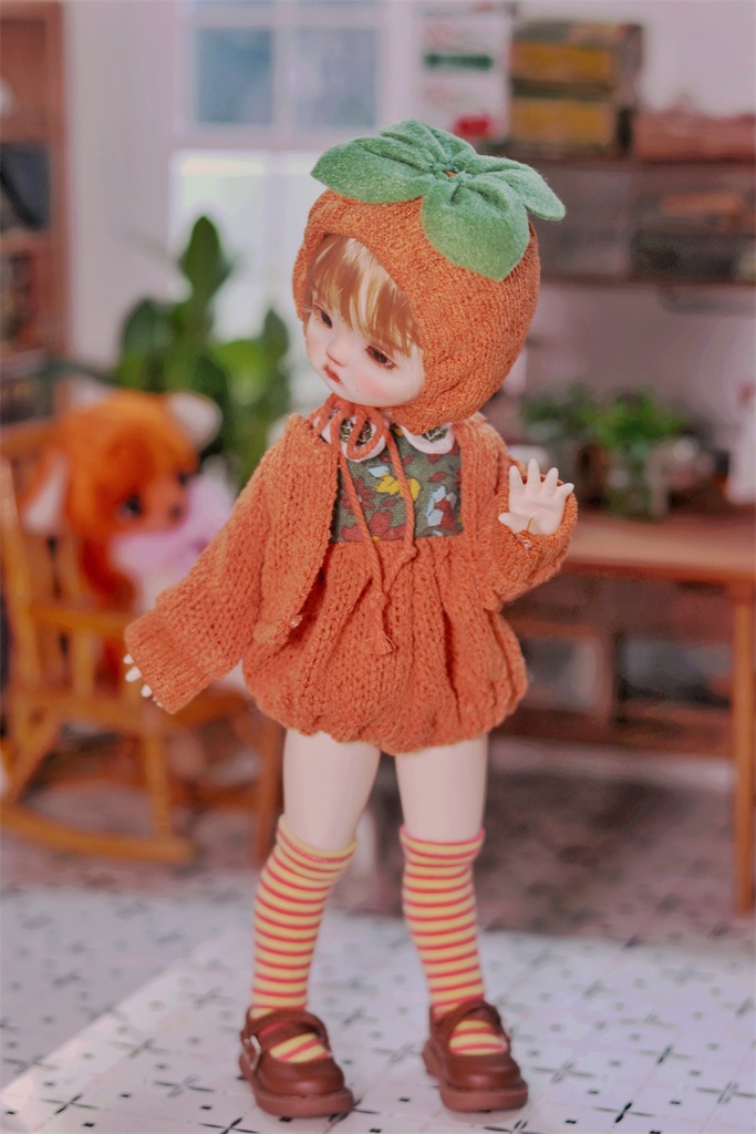 【カカ星球】【1/6】ドール服 くだものさん着ぐるみ