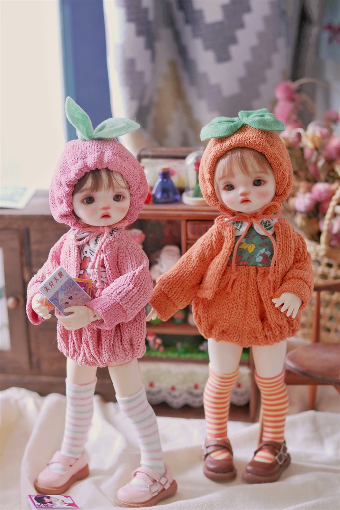 【カカ星球】【1/6】ドール服 くだものさん着ぐるみ