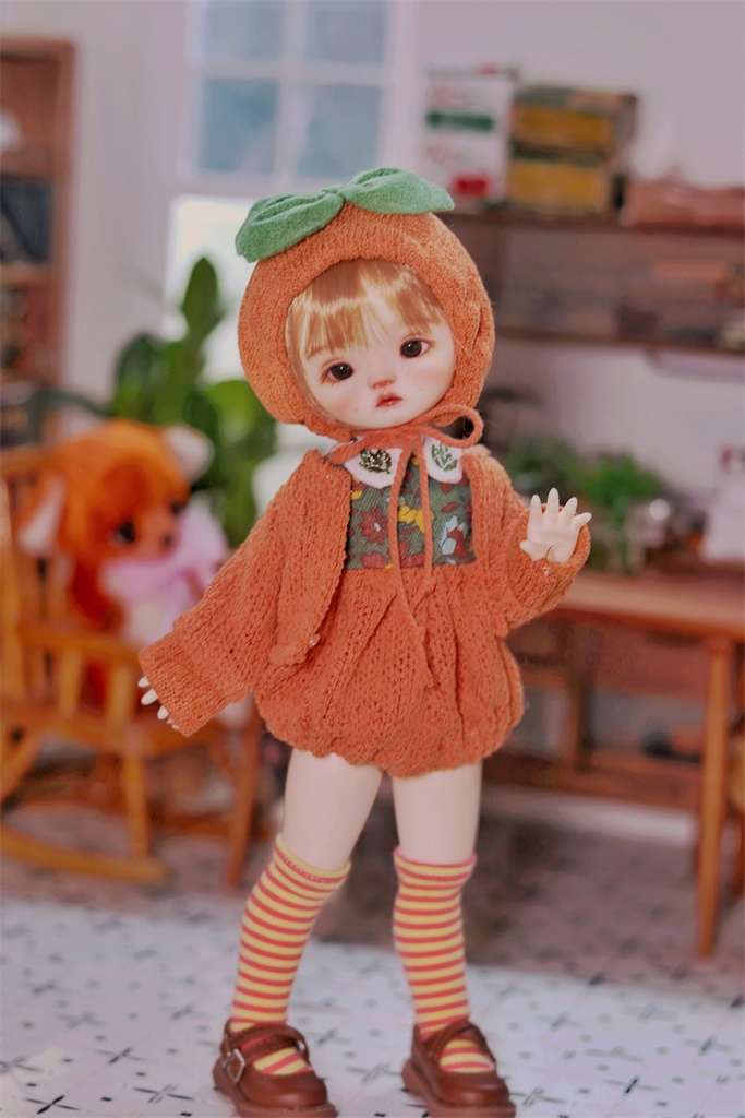 【カカ星球】【1/6】ドール服 くだものさん着ぐるみ