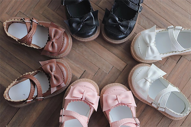 【カカ星球】【1/6,1/4,1/3】ドール靴 ダブルベルトリボンパンプス