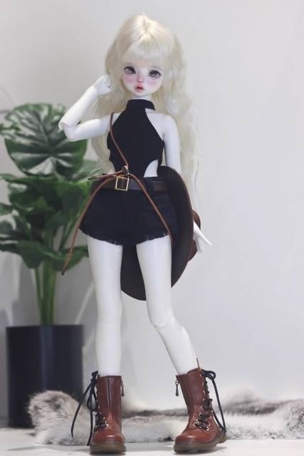 【カカ星球】【1/4,1/3】ドール服 デニムショートパンツ