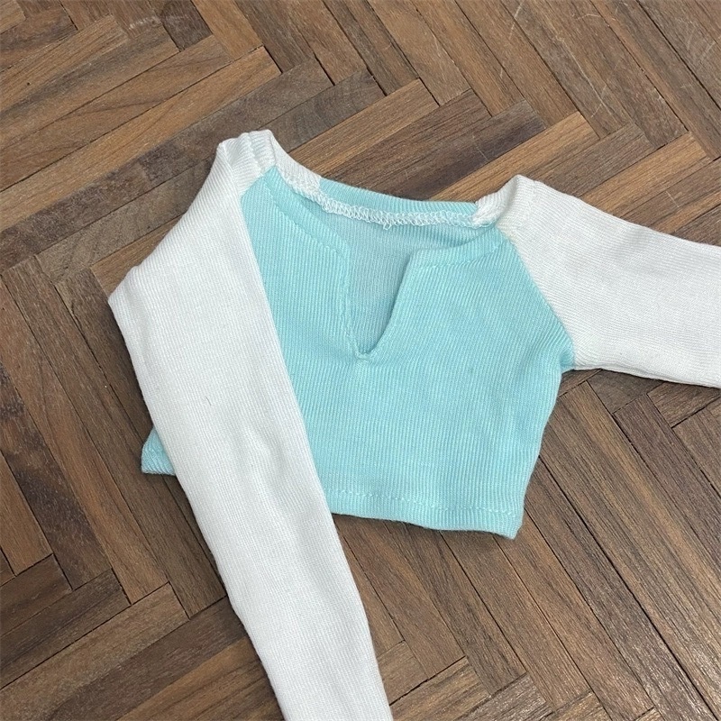 【カカ星球】【1/4,1/3】ドール服 首広ラグラン ショート丈