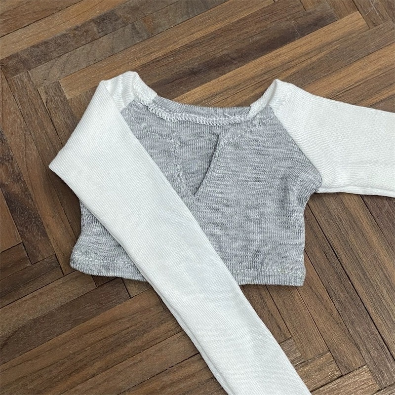 【カカ星球】【1/4,1/3】ドール服 首広ラグラン ショート丈