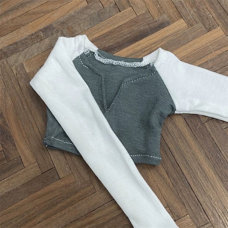 【カカ星球】【1/4,1/3】ドール服 首広ラグラン ショート丈