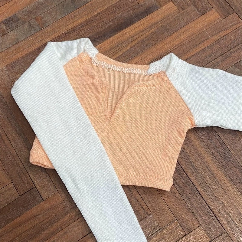 【カカ星球】【1/4,1/3】ドール服 首広ラグラン ショート丈