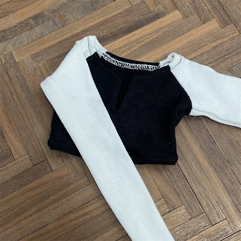 【カカ星球】【1/4,1/3】ドール服 首広ラグラン ショート丈