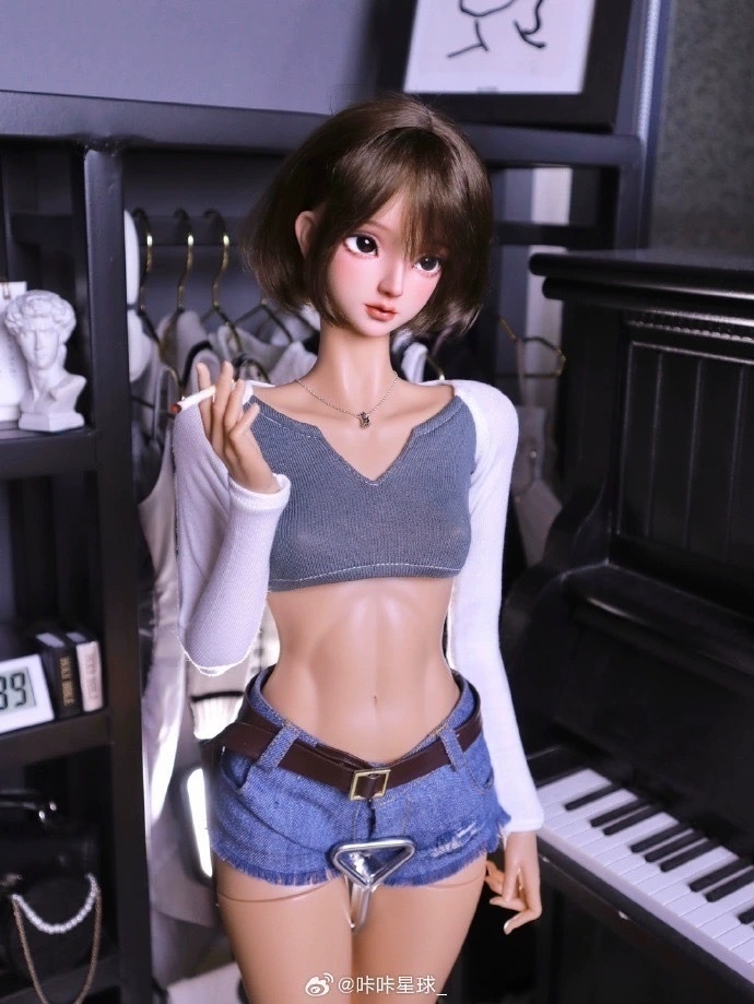 【カカ星球】【1/4,1/3】ドール服 首広ラグラン ロング丈