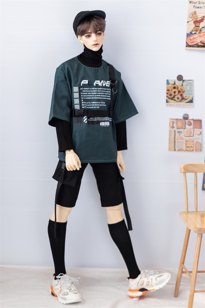 【カカ星球】【popo68,ID75】ドール服 ストリートセット