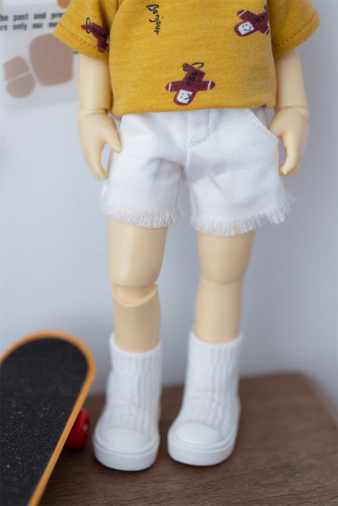 【カカ星球】【popo68,ID75】ドール服　ショートパンツ