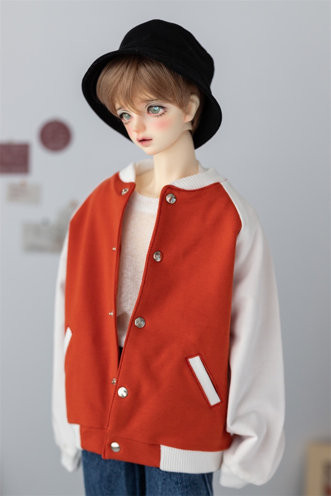 【カカ星球】【popo68,ID75】ドール服 ベースボールジャケット