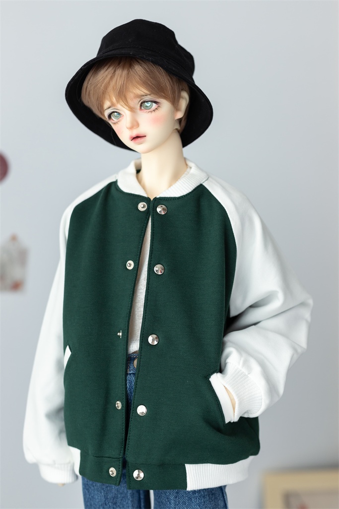 【カカ星球】【popo68,ID75】ドール服 ベースボールジャケット