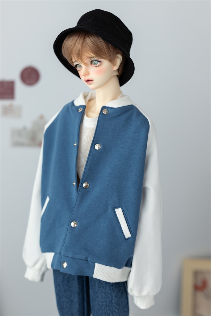 【カカ星球】【popo68,ID75】ドール服 ベースボールジャケット