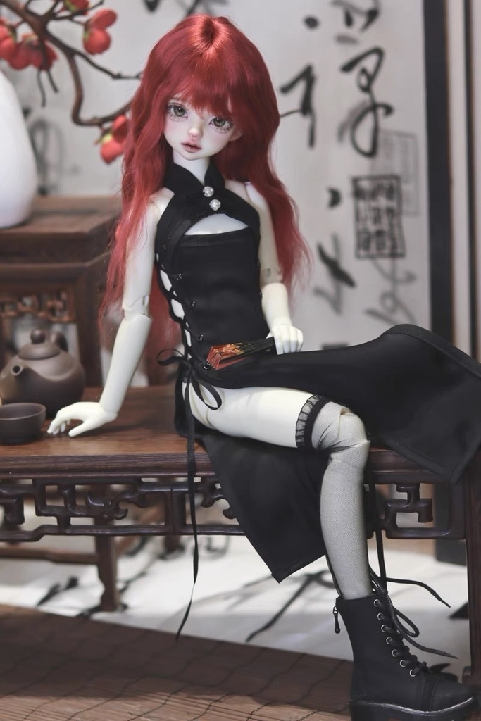 【カカ星球】【1/4,ID75】ドール服 チャイナドレス