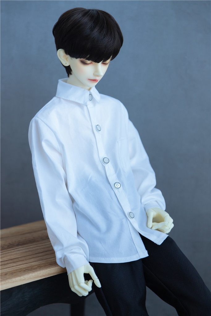 【カカ星球】【1/4,1/3,popo68,ID75】ドール服 Yシャツ シンプル