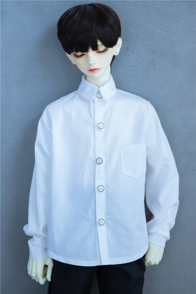 【カカ星球】【1/4,1/3,popo68,ID75】ドール服 Yシャツ シンプル