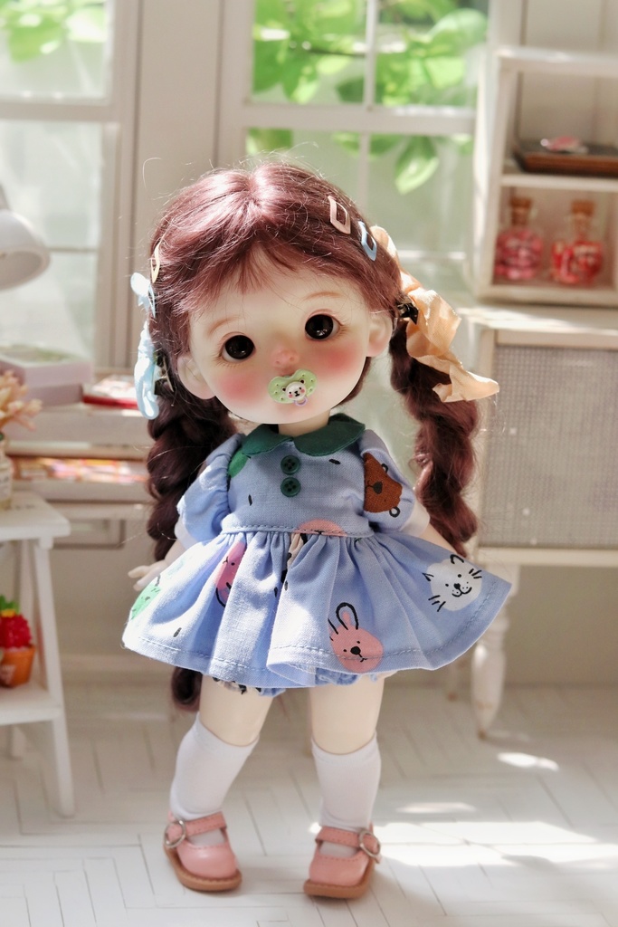 【カカ星球】【1/6】ドール服 園児スカート