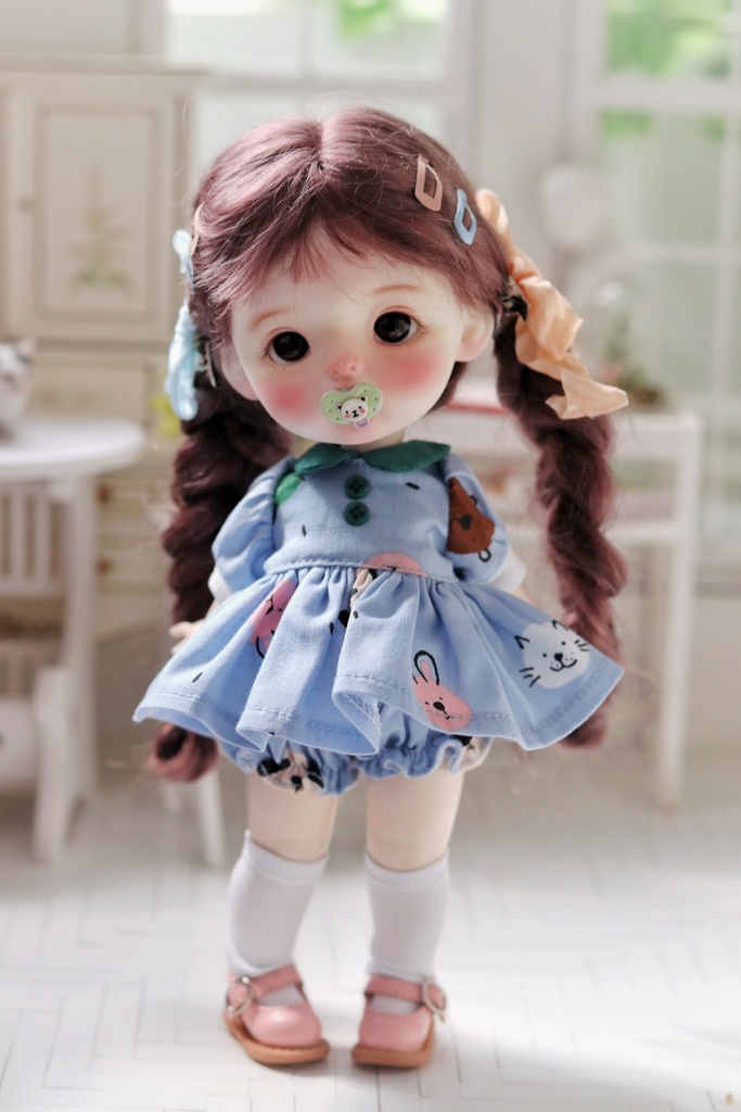 【カカ星球】【1/6】ドール服 園児スカート