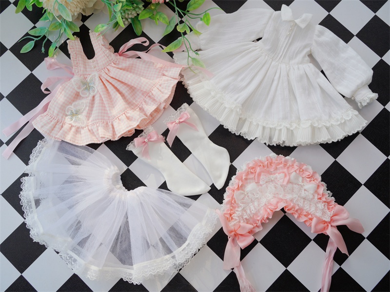 【カカ星球】【1/4】ドール服 パステルロリータワンピース