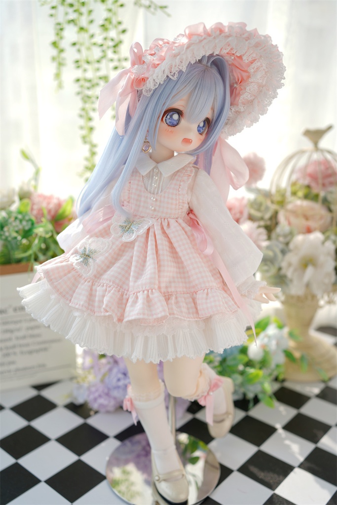 【カカ星球】【1/4】ドール服 パステルロリータワンピース