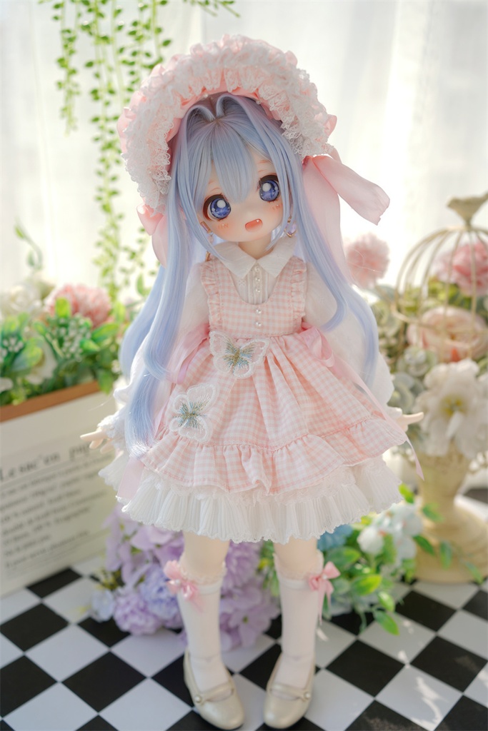 【カカ星球】【1/4】ドール服 パステルロリータワンピース