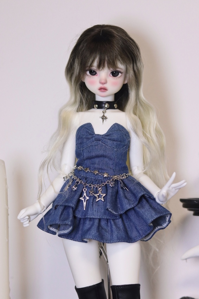 カカ星球】ドール好物 デニムスカート MSD MDD 1/4 - kakaplanet-doll