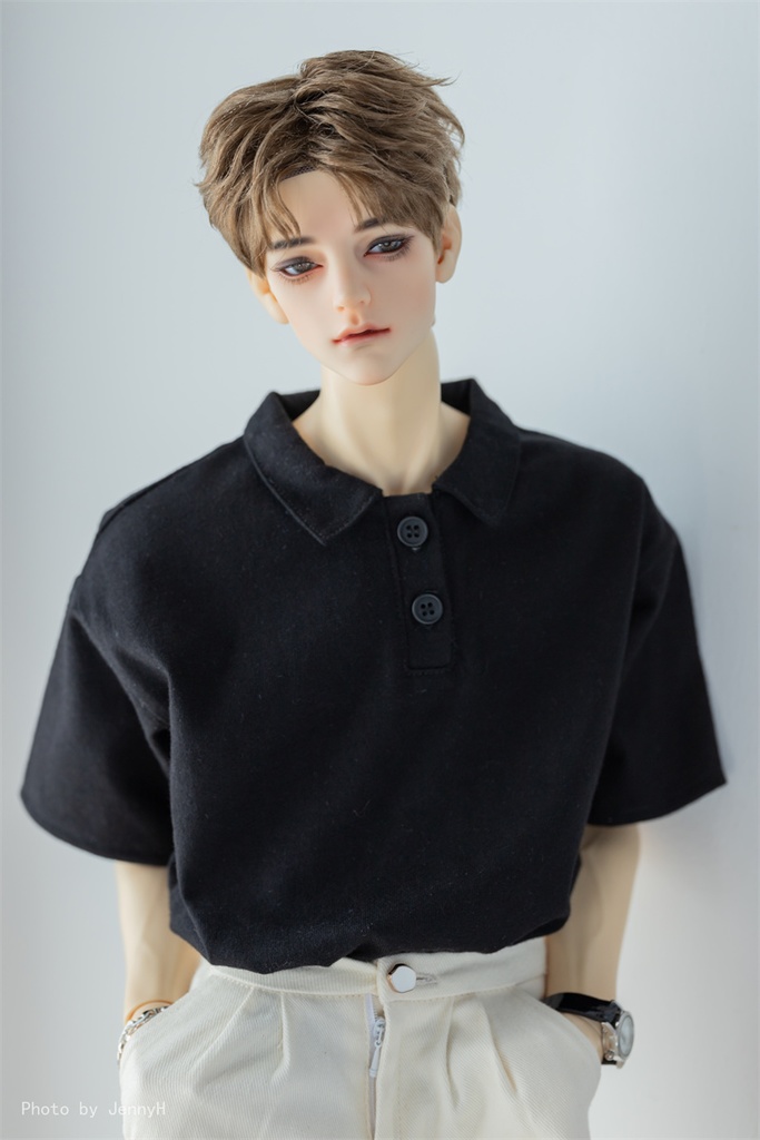 【カカ星球】【1/3,popo68,ID75】ドール好物 ポロシャツ