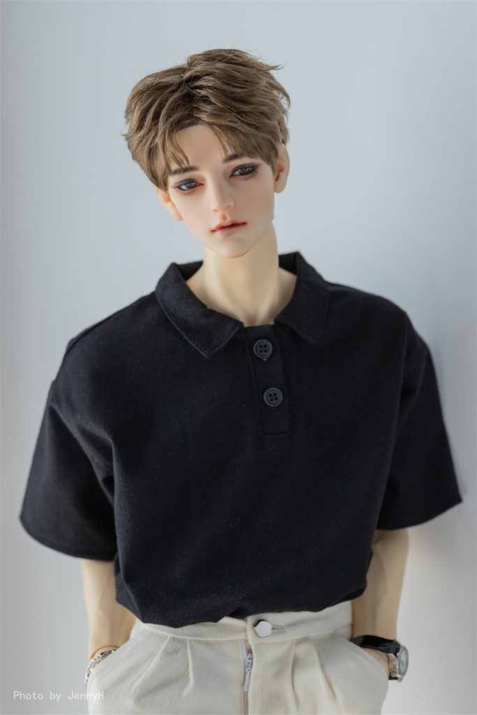 【カカ星球】【1/3,popo68,ID75】ドール好物 ポロシャツ