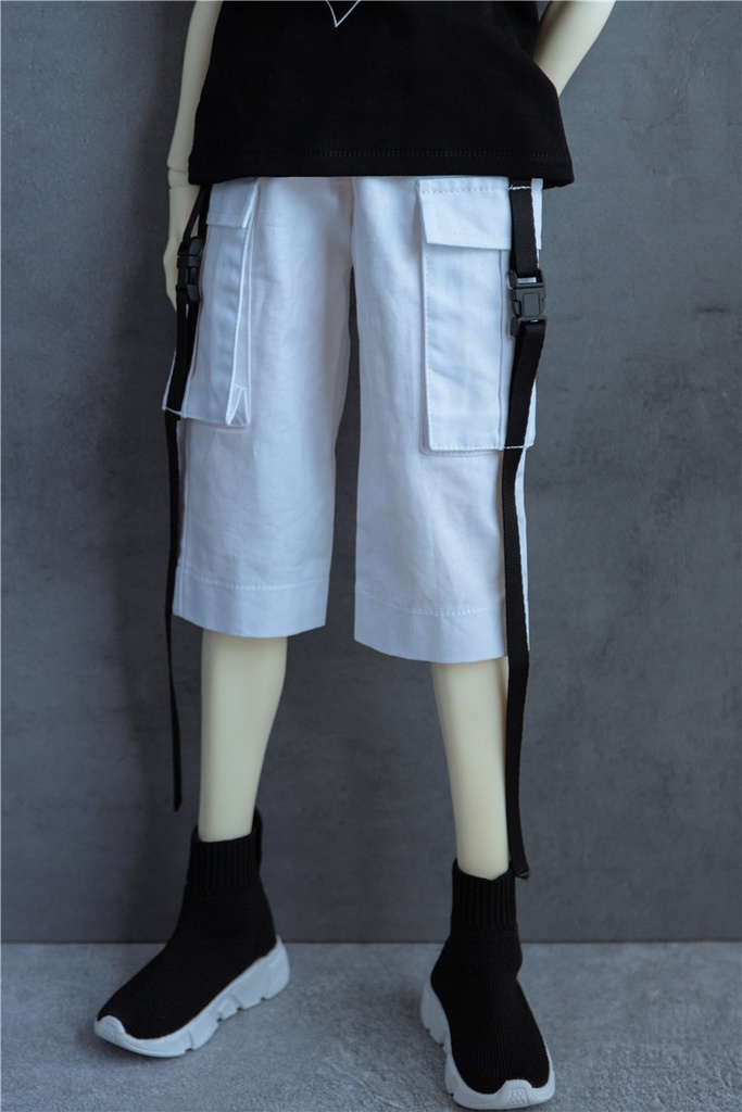 【カカ星球】【1/4,1/3,popo68】ドール服 リボンパンツ 七部丈