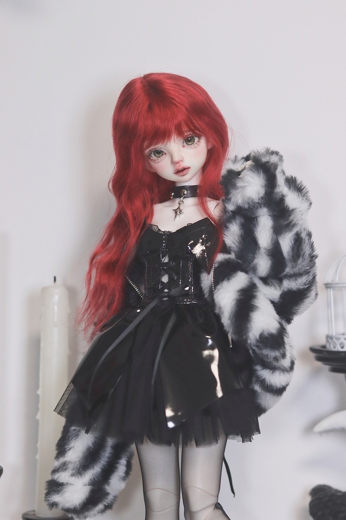 【カカ星球】【1/4】ドール服 コウモリワンピース