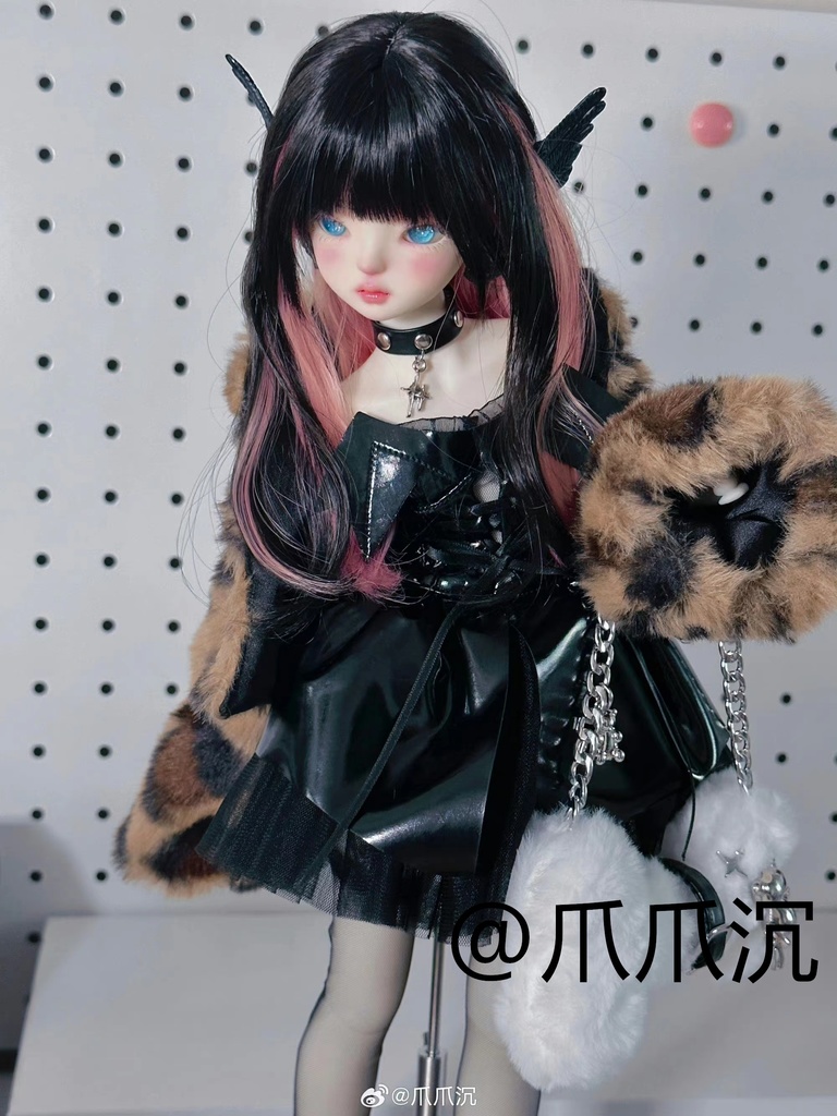 【カカ星球】【1/4】ドール服 コウモリワンピース