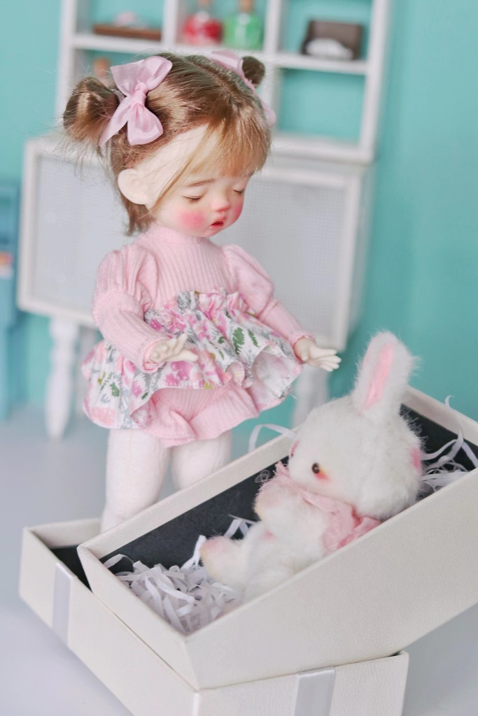 【カカ星球】【1/6】ドール服 カラフルスカートセット