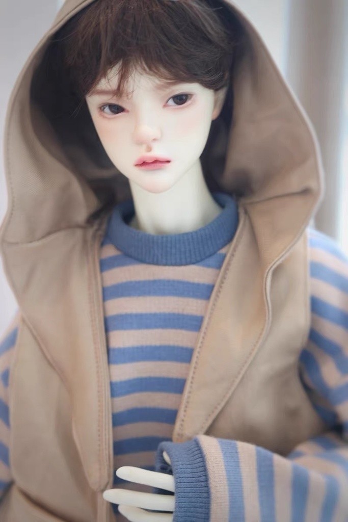 【カカ星球】【1/3】ドール服 フード付きベスト