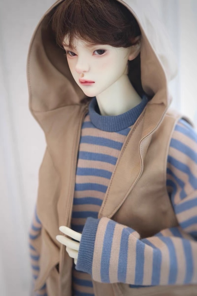 【カカ星球】【1/3】ドール服 フード付きベスト