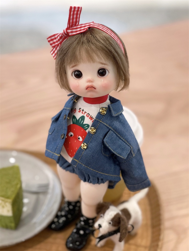 【カカ星球】【1/6】ドール服 デニムジャケット