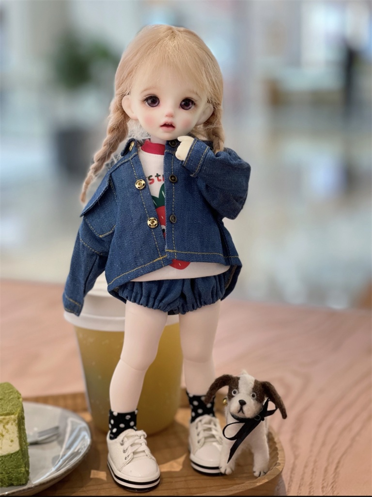 【カカ星球】【1/6】ドール服 デニムジャケット