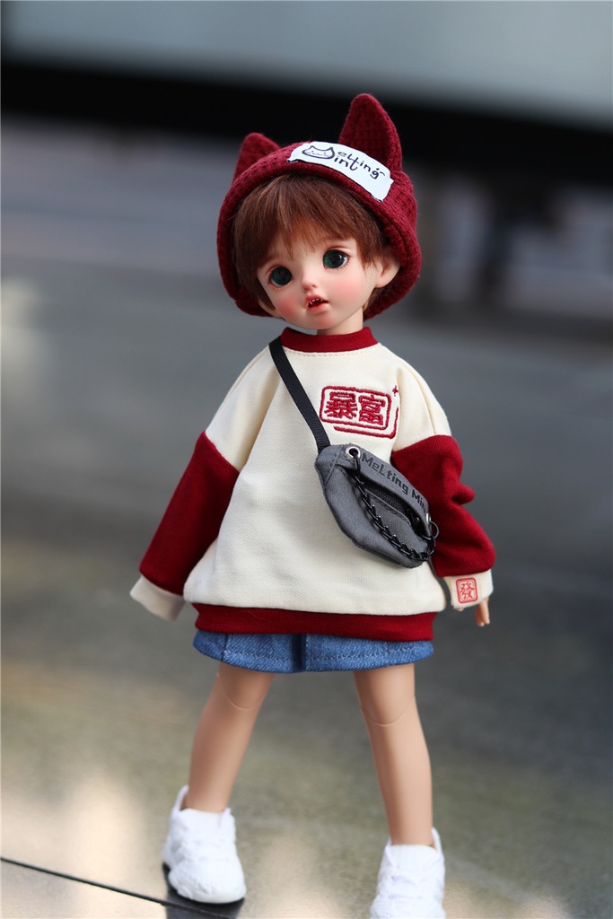 【カカ星球】【1/6,1/4】ドール服 漢字スウェット