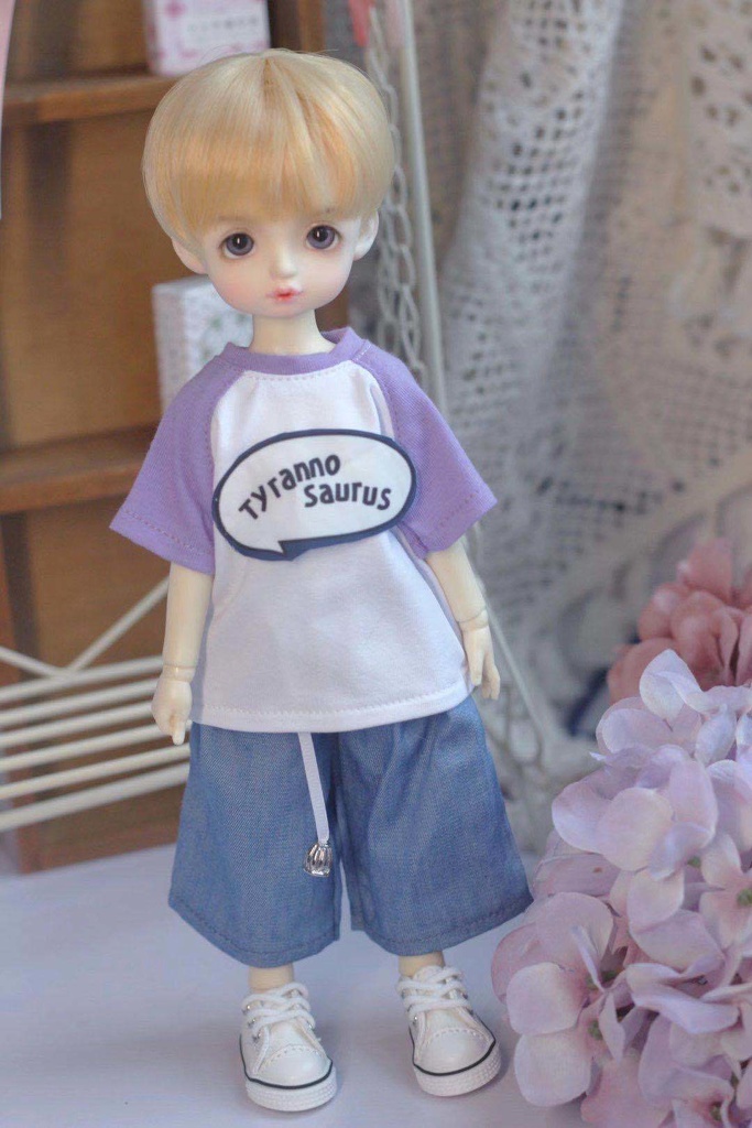 【カカ星球】【1/6】ドール服 半袖Tシャツ