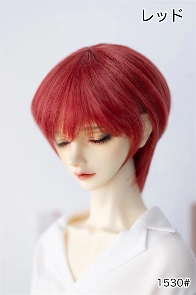 【カカ星球】【7-8, 8.5-9inch】ドールウィッグ ボーイズセミロング