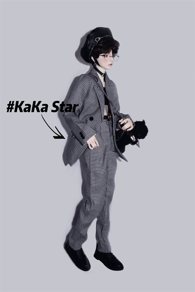 【カカ星球】【popo68,ID75】ドール服 スーツセット(取寄せ)