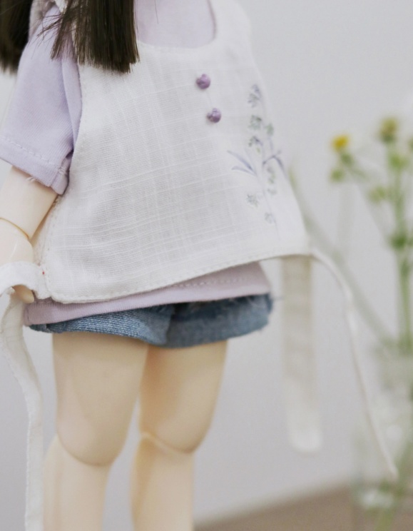 【カカ星球】【1/6】ドール服 花柄ベストセット