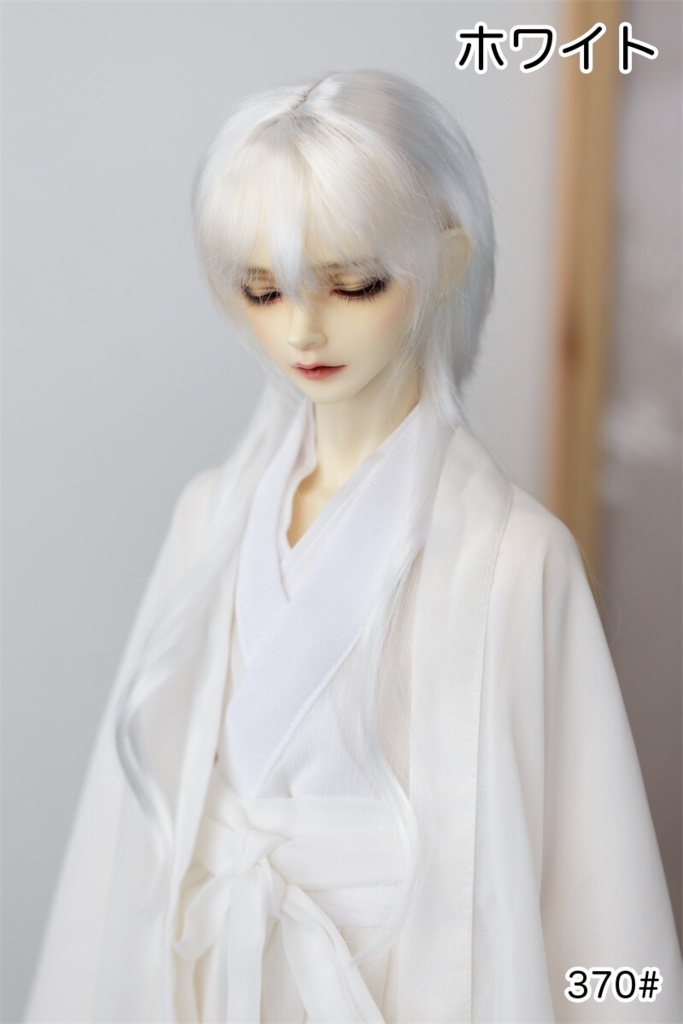 【カカ星球】【7-8, 8-8.5, 8.5-9inch】ドールウィッグ ロングウルフウェーブヘア
