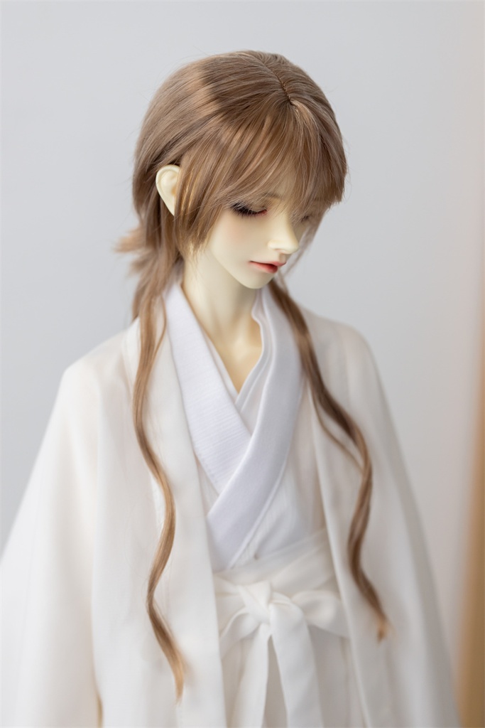 【カカ星球】【7-8, 8-8.5, 8.5-9inch】ドールウィッグ ロングウルフウェーブヘア