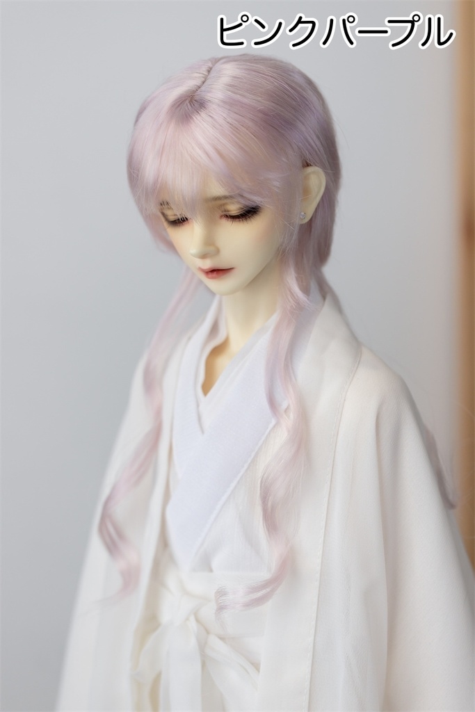 【カカ星球】【7-8, 8-8.5, 8.5-9inch】ドールウィッグ ロングウルフウェーブヘア