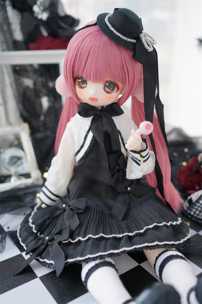 【カカ星球】【1/4】ドール服 ピアノツインセット