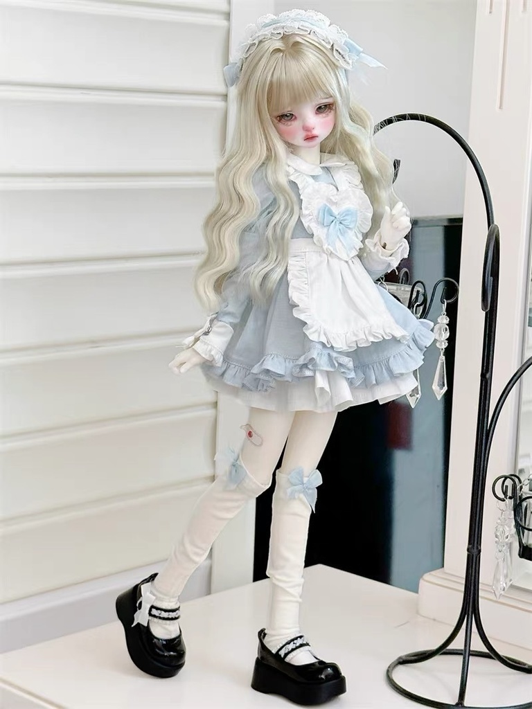 【カカ星球】【1/6,1/4】ドール服 ハート付きメイド服