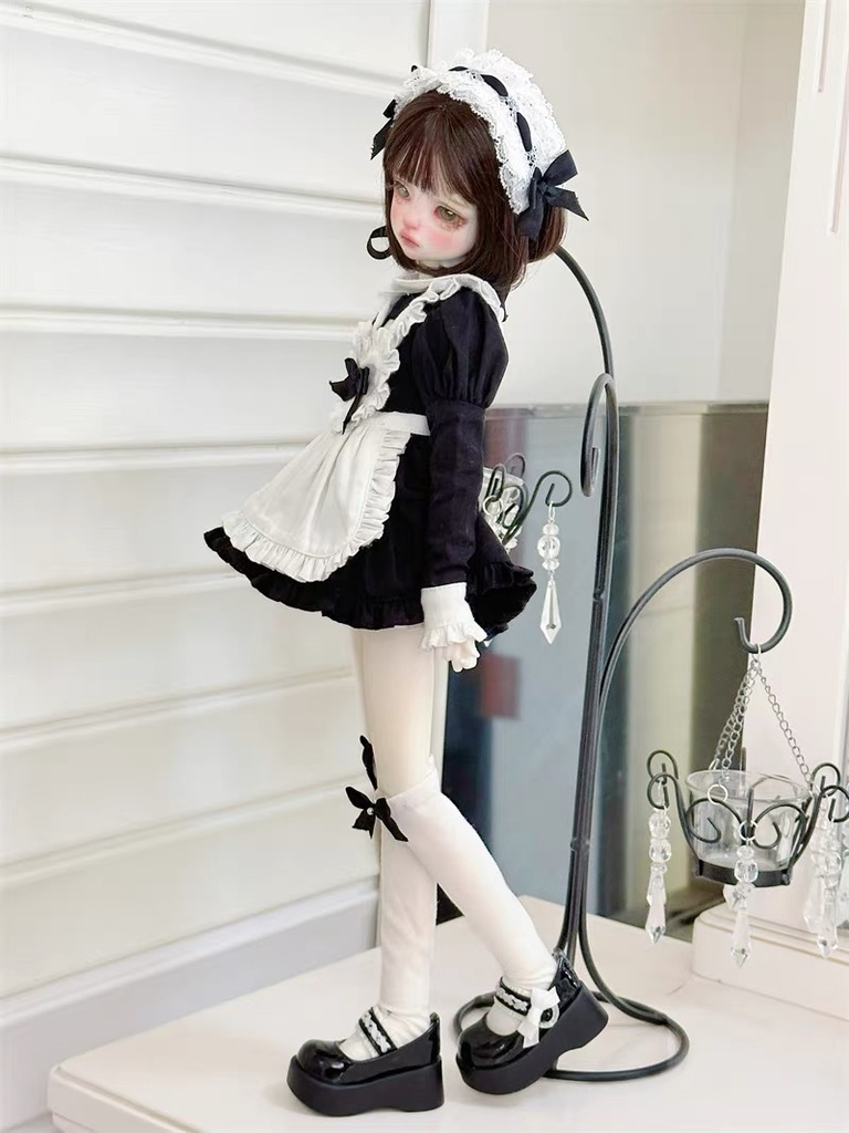 【カカ星球】【1/6,1/4】ドール服 ハート付きメイド服