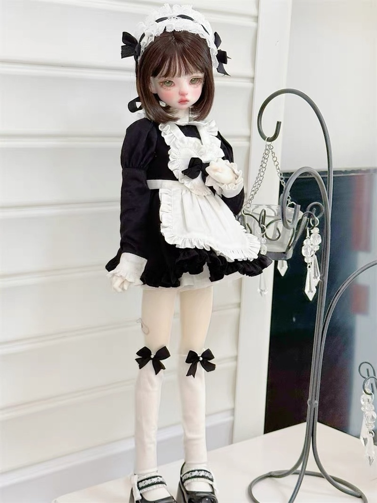 【カカ星球】【1/6,1/4】ドール服 ハート付きメイド服