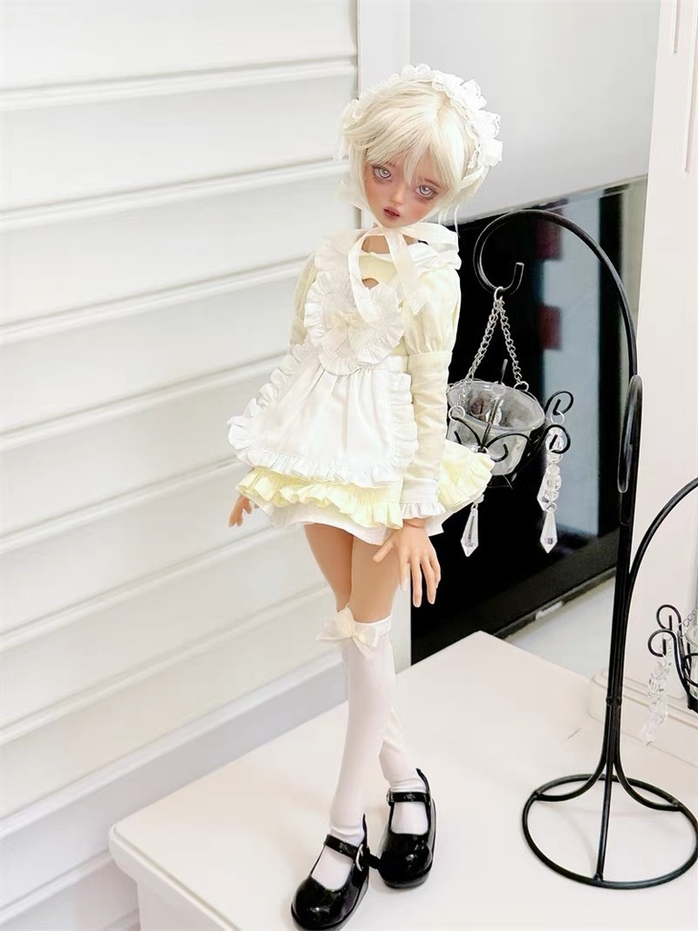 【カカ星球】【1/6,1/4】ドール服 ハート付きメイド服