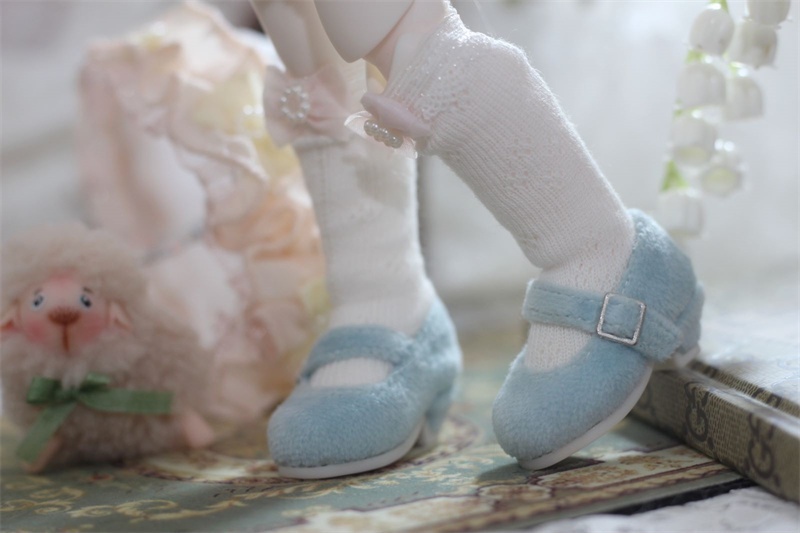 【カカ星球】【1/6】ドール靴 ふわふわパンプス